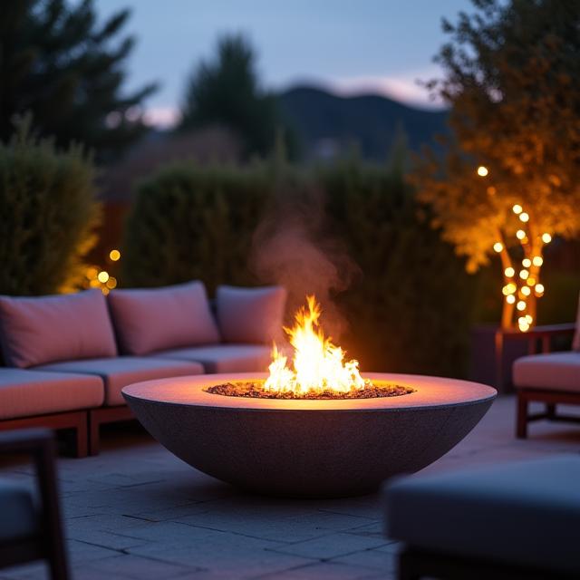 Firepit moden untuk berkumpul
